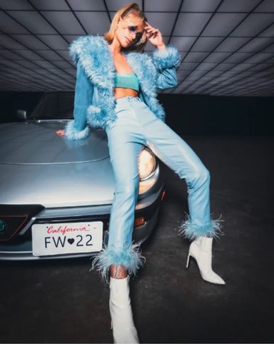 期間限定30％OFF! - Jacket Audrey Gaia Cult Ice Pickle | Blue ジャケット・アウター