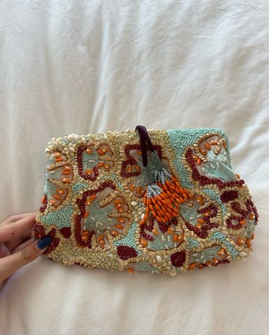【ZARA】BEADED GRAB BAG Zara Beaded Bag | Pickle