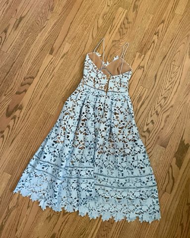 Self portrait azaelea dress sky blue on sale
