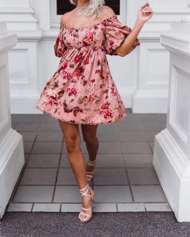 Zimmermann Lightburst Puff Dress | Pickle