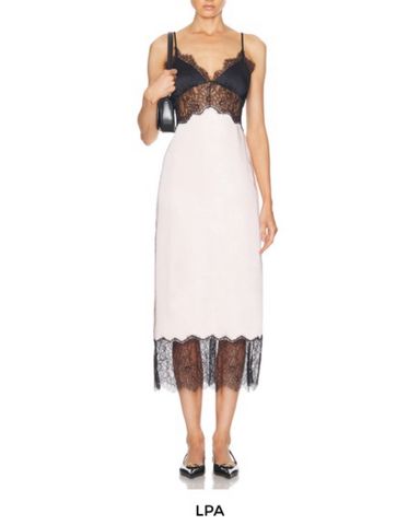 Belt Bodice Midi Dress | Pickle