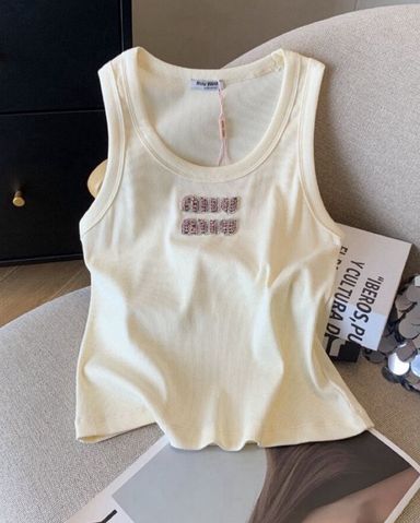 トップス MIUMIU Candy tank top Miu Miu Cherry Tank 🍒 | Pickle