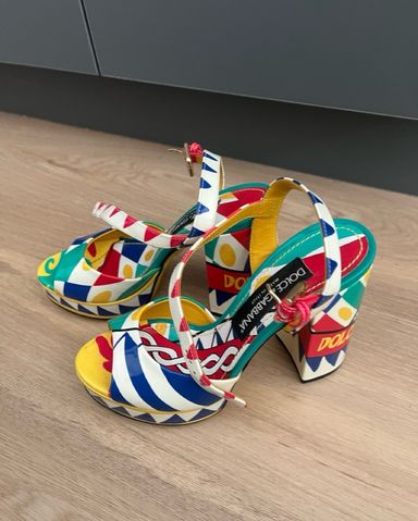商品画像：PRADA＊Downtown high-heeled leather sneakers＊送料込 (PRADA 2