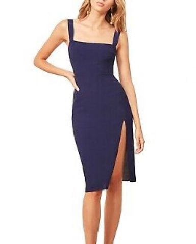 Hobbs navy ellison dress cheap