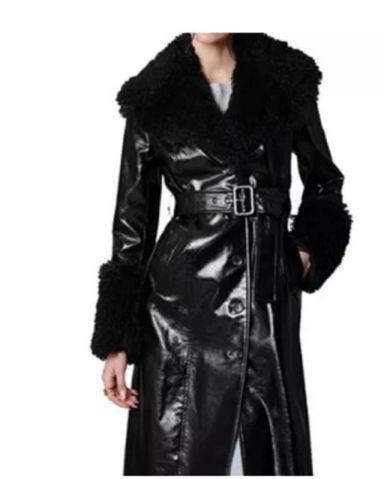 Faux Leather Coat | Pickle