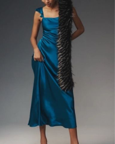 パーティードレス BHLDN Mia Strapless Satin Column Maxi Dress BHLDN Mia Strapless Satin Column Maxi Dress | Anthropologie