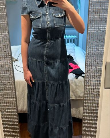 ワンピース Alice + Olivia denim Midi Dress Alice + Olivia Denim Midi Dress | Pickle