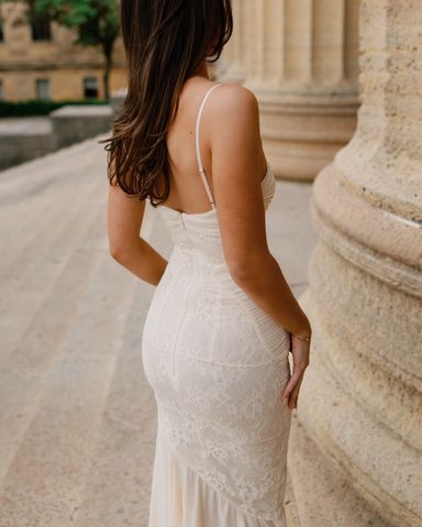 スーツ・フォーマル・ドレス House of cb SEREN dress wedding House of CB Seren Dress White | Pickle