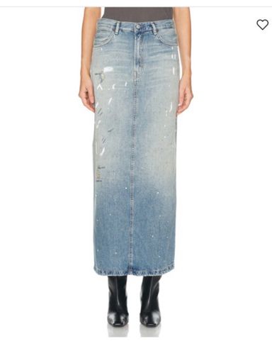 【PORTERNA】Miu denim long skirt Miu Miu Denim Maxi Skirt | Pickle
