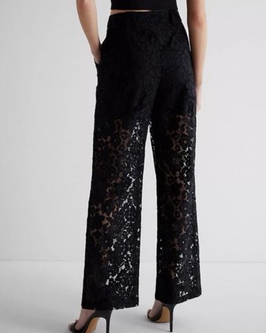 I am Gia Black Lace Pants | Pickle