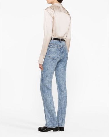デニム・ジーパン Khaite Danielle Jeans KHAITE Danielle Stretch high-rise slim-leg jeans | NET-A-PORTER