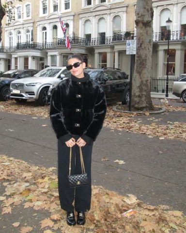Zara Black Fur Jacket | Pickle