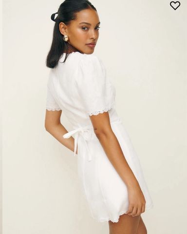 Reformation Adria Linen Dress | Bethesda Row