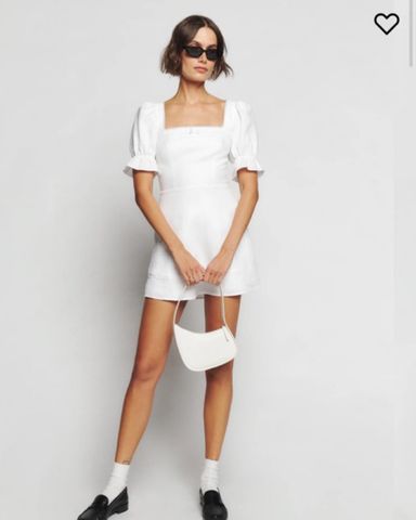 Reformation Juliette Dress In Ivory | Pickle