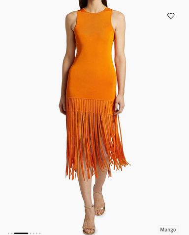 Aje Rushes Raffia Knit Midi Dress | Pickle