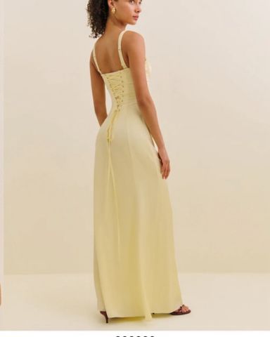 Pale Yellow Reformation Dress | Pickle