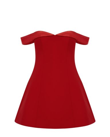 【関税込み】Mirror Palais レッド Lady Di ミニワンピース Mirror Palais The Lady Di Dress in Rouge | FWRD