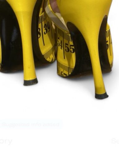 【即出荷】 RARE* Pickle | Heels Tape Measuring Moschino 靴