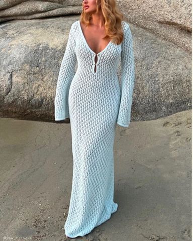 Meshki Floral Crochet Maxi Dress Kyla | Pickle