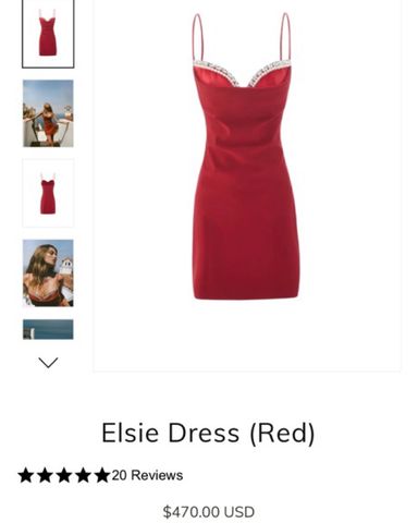 【関税込み】Mirror Palais レッド Lady Di ミニワンピース Mirror Palais Lady Di Dress In Rouge | Pickle