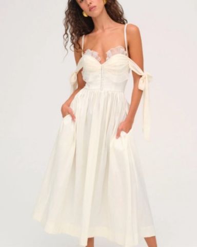 For Love & Lemons Billie Midi Dress | Pickle