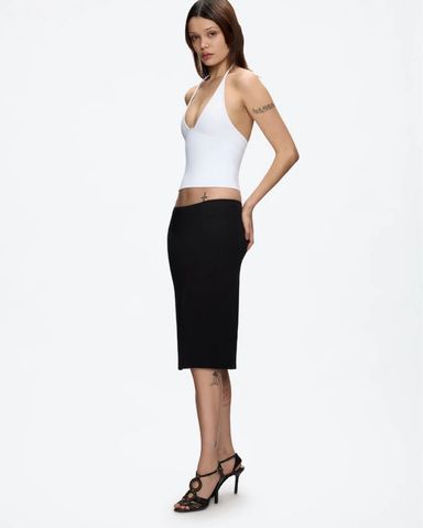 トップス tankair HALF MOON HALTER Half Moon Halter in Soybean - Tank Air