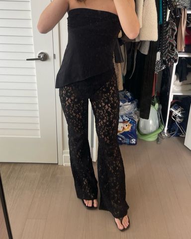 パンツ 1990s lace pants w/liner shorts 1990s lace pants w/liner shorts