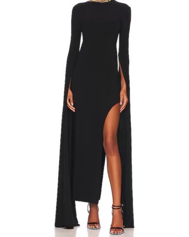 Norma Kamali Ribbon Sleeve Gown | Pickle