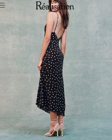 niana ANDRESD flocky dot pants dress　M flocky dot pants dress | ANDRESD