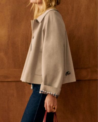 SEZANE CARTERジャケット Rodeo – Sezane - Carter Jacket - Light Beige - Organic