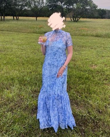 Staud Calluna Dress in Blue Rose | Pickle