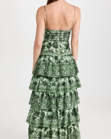 【Alice+Olivia】アリスアンドオリビア DANIKA ホルターマキシ Danika Halter Maxi Dress With Belt by alice + olivia at THE MILE