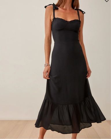 Reformation Black Maxi Dress | Pickle