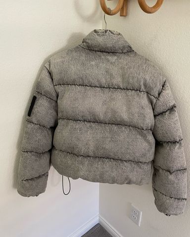 ジャケット・アウター andwang Washed denim fur outer Washed denim fur outer