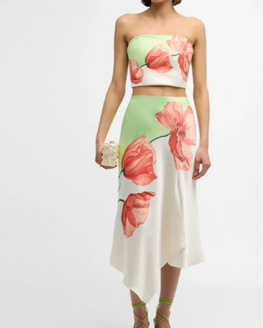 【Alice+Olivia】花柄 SAYLOR キャミトップ&TERESE スカート set Alice + Olivia Sleeveless and tank tops for Women | Online