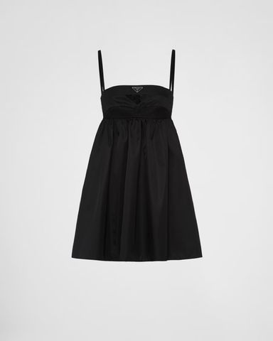 Prada Washed Twill Minidress | Pickle