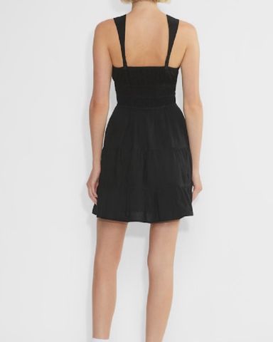 Aritzia黒 サテン ノースリーブ ミニワンピース 091 Aritzia Dress Small Womens Sunday Best Black Satin Mini Slip