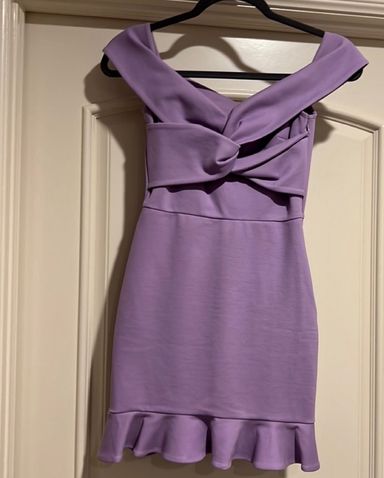 Roxanne mini dress lilac cheap
