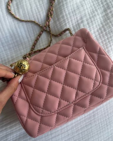 CHANEL バッグ ピンク 楽天市場】【中古】 シャネル ミニバニティ チェーンショルダー