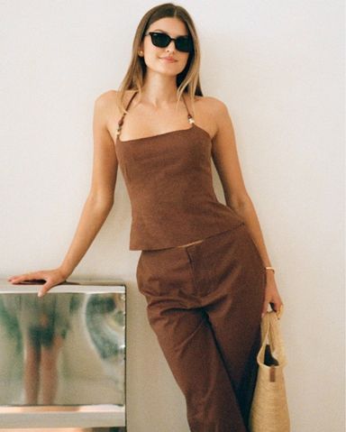paloma wool ビーズ装飾付きブラウンベアトップ paloma wool ビーズ装飾付きブラウンベアトップ - メルカリ