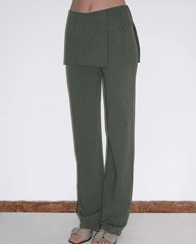 パンツ BALENCIAGA Woman Pants Green 681822TRLC7 3001 BALENCIAGA: Pants woman - Green | Balenciaga pants