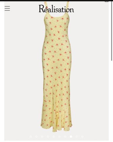 Realisation Par isabelli verona　ワンピース The Isabelli Verona | Yellow Floral Mini Dress | Réalisation Par