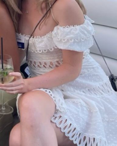 Zimmermann Wonderland Lace Frill Dress | Pickle
