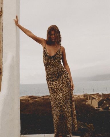 Massimo Dutti Long Printed Dress | Pickle