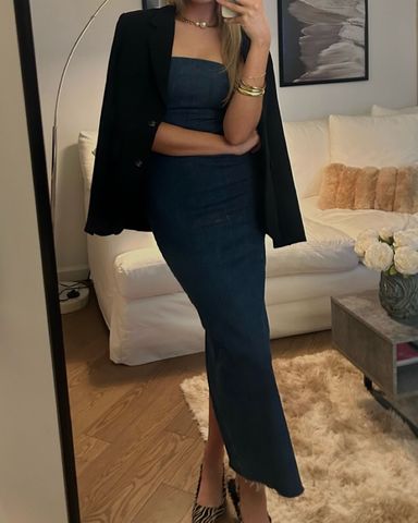★ZARA★ BALLOON DENIM DRESS Zara Balloon Denim Dress | Pickle