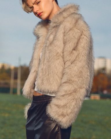 JCrew Louisa Lady Faux Fur Jacket | Pickle