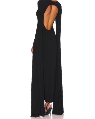 スーツ・フォーマル・ドレス normakamali RIBBON SLEEVE WIDE SLIT GOWN normakamali RIBBON SLEEVE WIDE SLIT GOWN - メルカリ