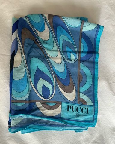 み*ん様 EMILIO PUCCI SILK ビジュー付きターバン Vintage Emilio Pucci Silk Printed Top | Pickle