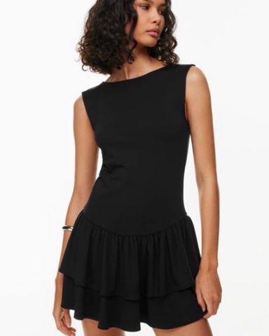 Black Ruffle Dress | Pickle