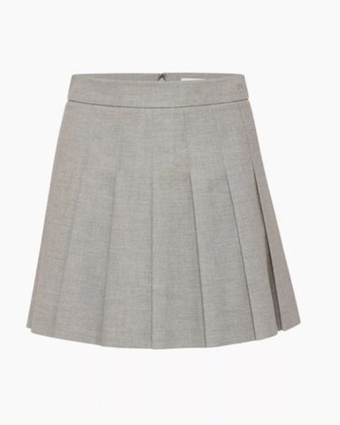 Zara gray pleated skirt | Pickle